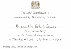 An Invitation from the Queen